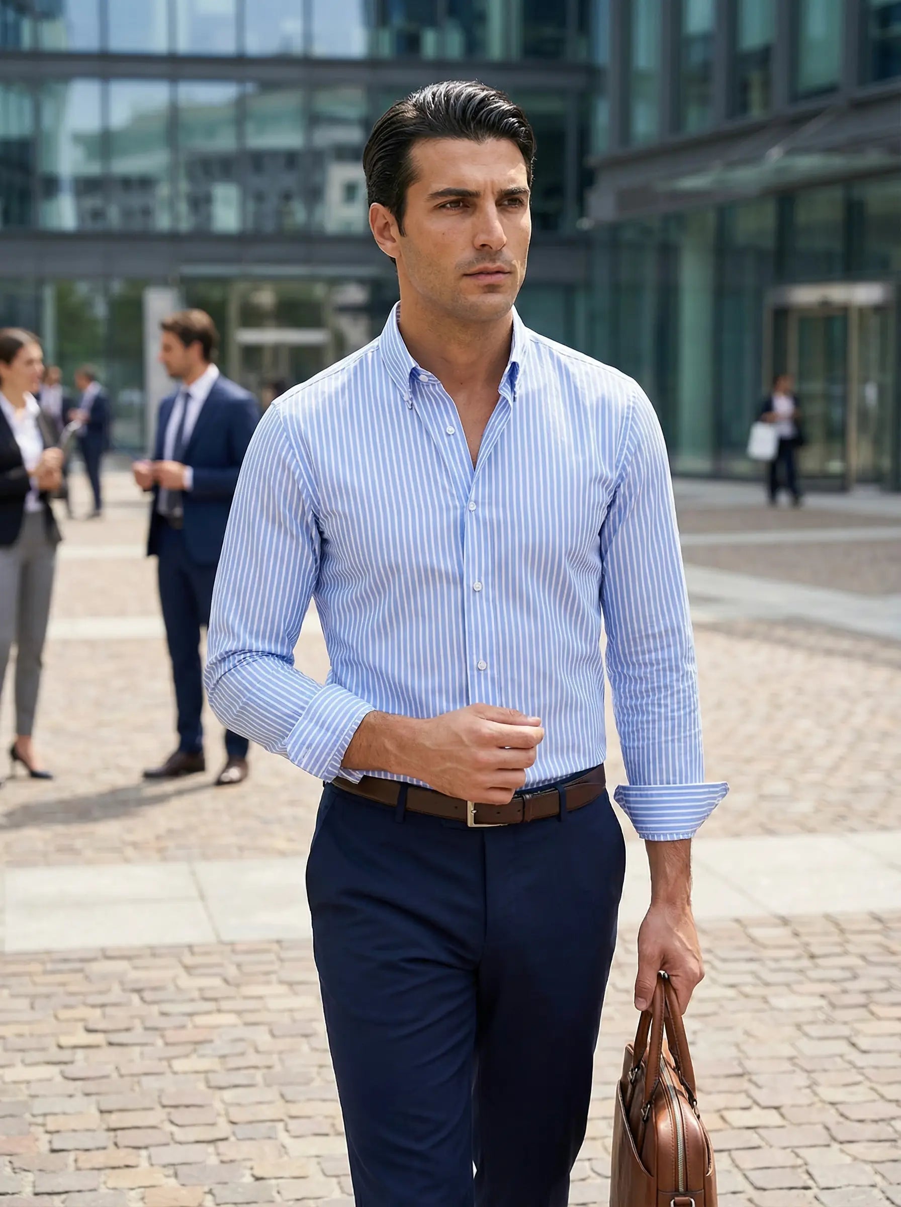 Image of Barney | Men's Button-Down Long Sleeve Shirt