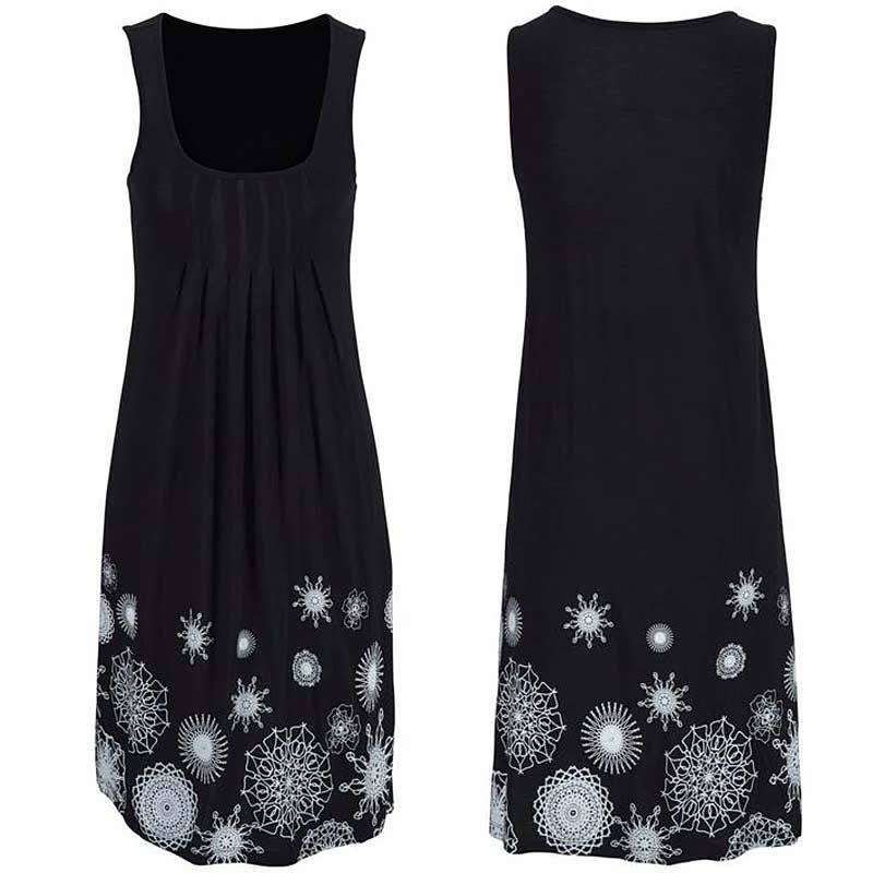 Image of Bernice | Women's Sleeveless A-Line Midi Dress