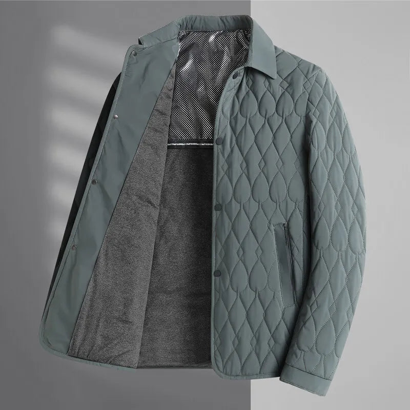 Image of Blaine | Men's Quilted Shirt Jacket