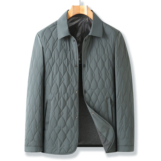 Image of Blaine | Men's Quilted Shirt Jacket