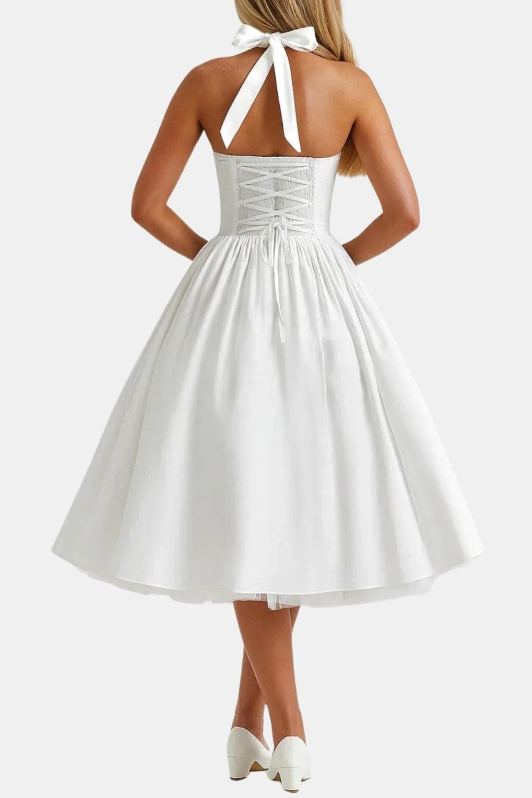 Image of Bridget | Women's Sleeveless A-Line Midi Dress