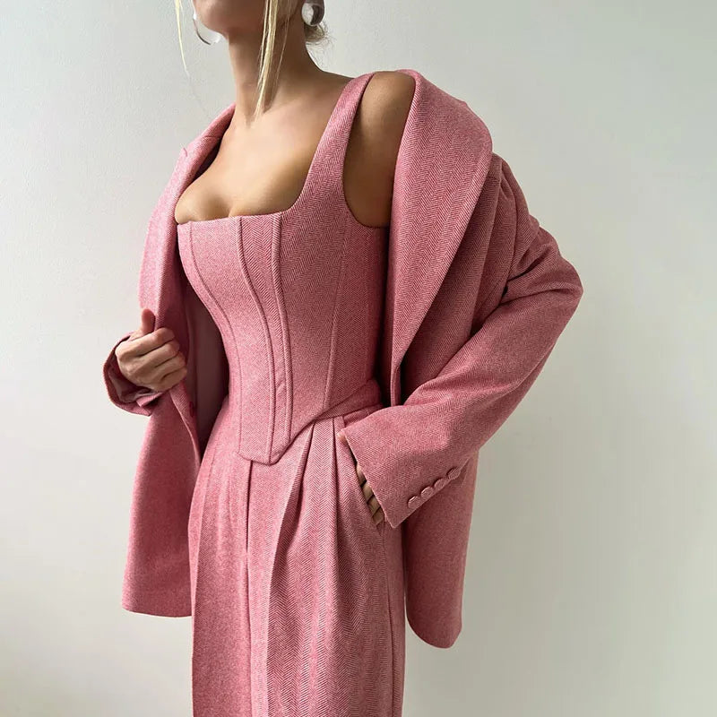 Image of Carolyn | Women's Corset Top Pantsuit