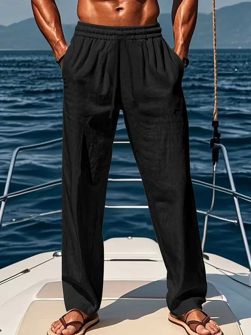 Image of Cassius | Men's Drawstring Loose Fit Pants