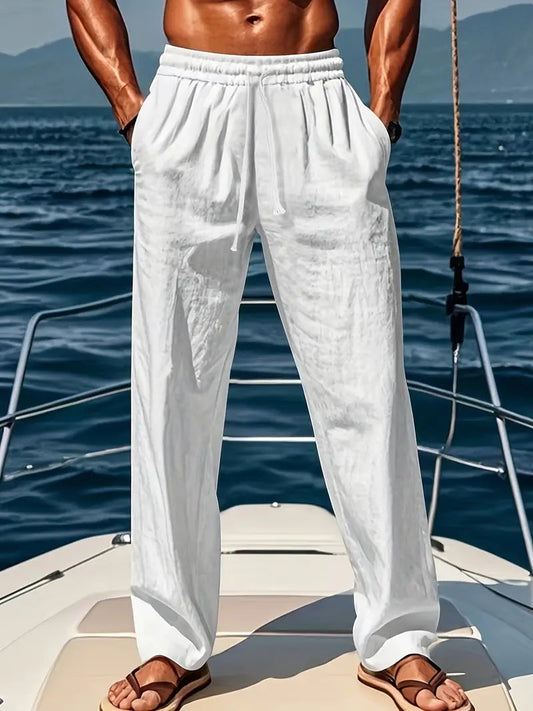 Image of Cassius | Men's Drawstring Loose Fit Pants