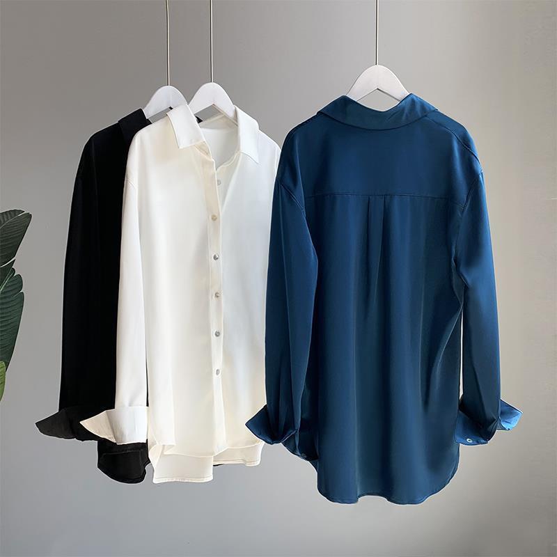 Image of Charity | Women's Long Sleeve Button-Down Blouse