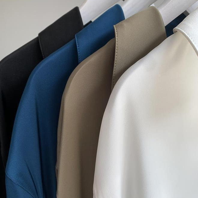 Image of Charity | Women's Long Sleeve Button-Down Blouse