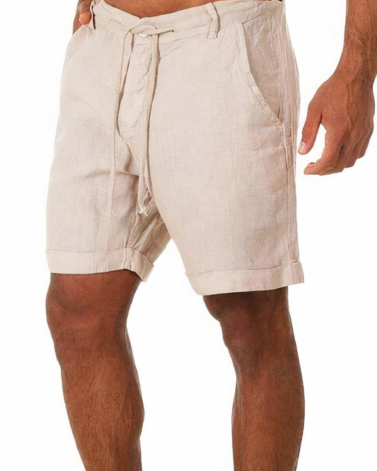 Image of Charles | Men's Drawstring Cuffed Casual Shorts