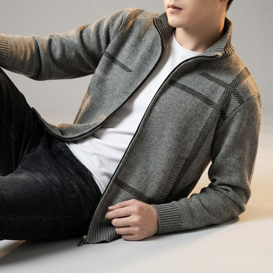 Image of Christopher | Men's Full Zip Casual Jacket