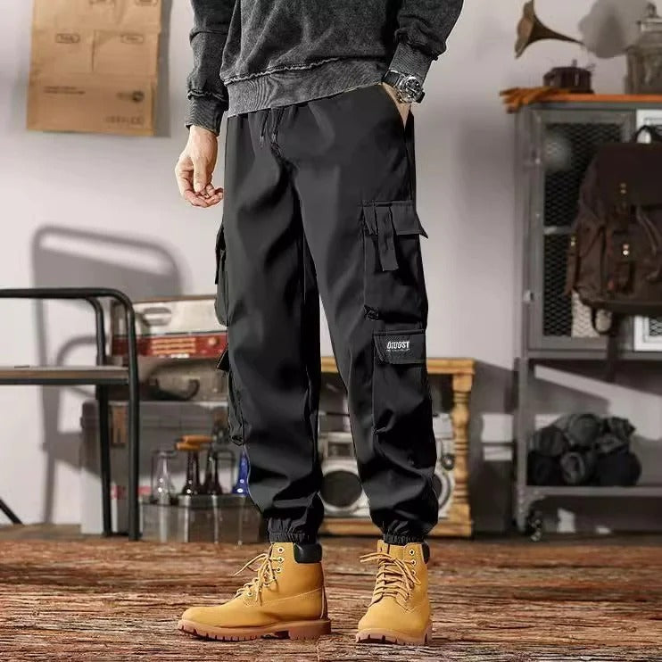 Image of Clark | Men's Drawstring Cargo Jogger Pants
