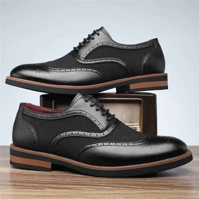 Image of Clark | Men's Wingtip Leather Dress Shoes