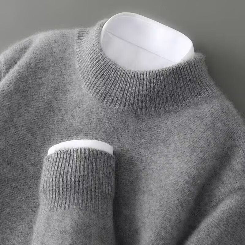 Image of Cole | Men's Mock Neck Long Sleeve Sweater