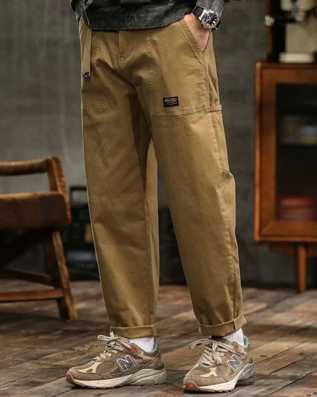 Image of Dallas | Men's Loose Fit Cuffed Cargo Pants