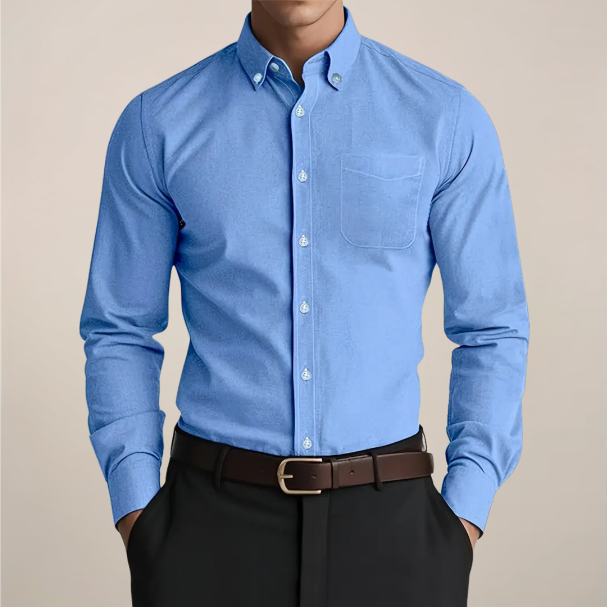 Image of Damon | Men's Button-Down Long Sleeve Shirt