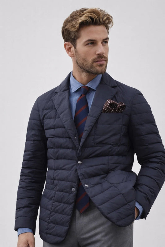 Image of Daniel | Men's Puffer Blazer Style Jacket