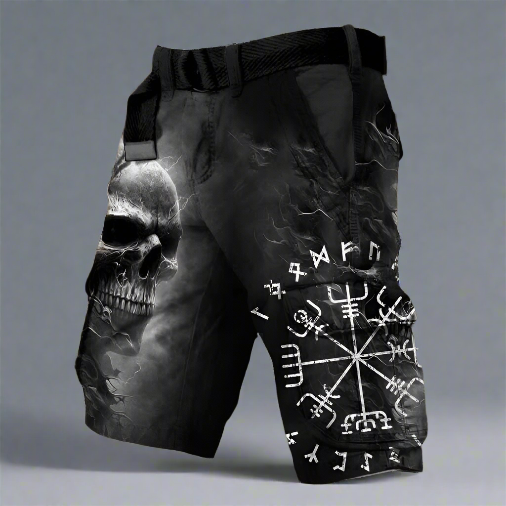 Image of Desmond | Men's Graphic Print Cargo Shorts