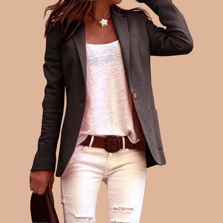 Image of Devon | Women's Single Button Casual Blazer