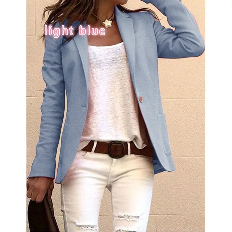 Image of Devon | Women's Single Button Casual Blazer