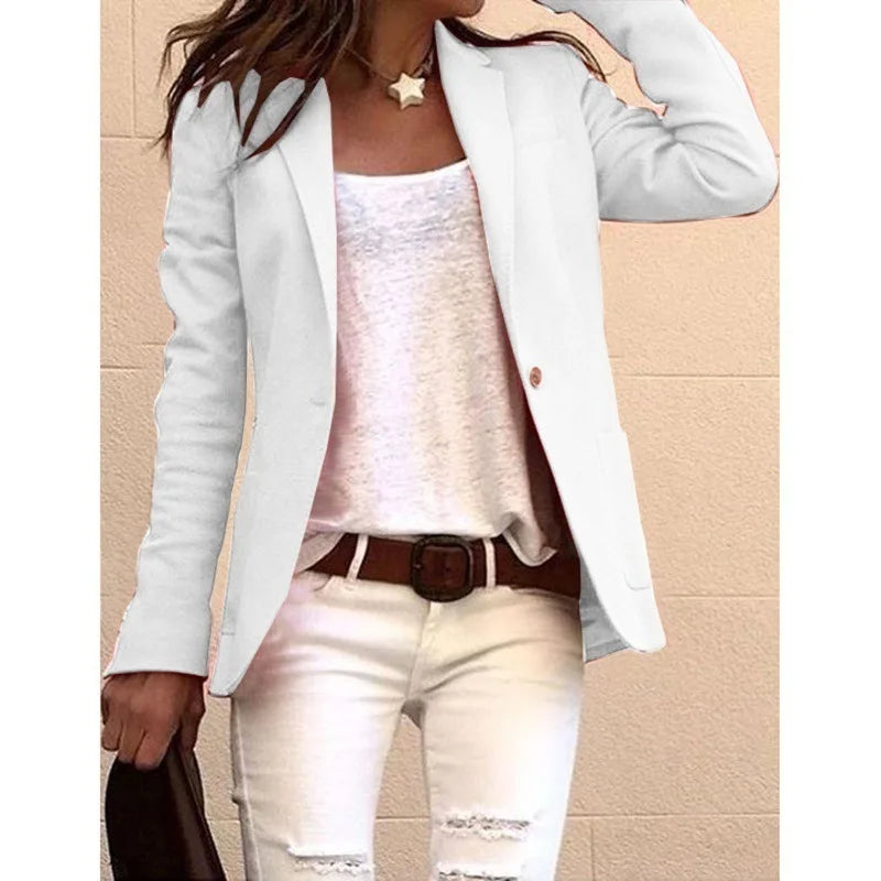 Image of Devon | Women's Single Button Casual Blazer