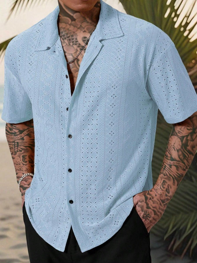 Image of Dominic | Men's Button-Down Casual Shirt