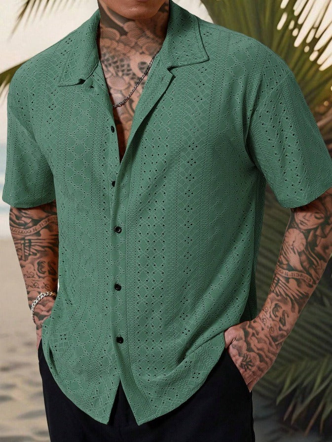 Image of Dominic | Men's Button-Down Casual Shirt