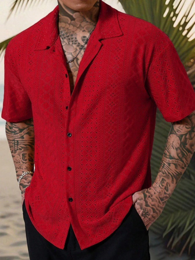Image of Dominic | Men's Button-Down Casual Shirt