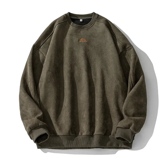 Image of Dominic | Unisex Oversized Suede Pullover