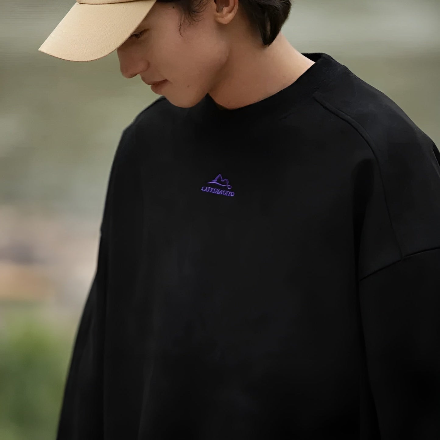 Image of Dominic | Unisex Oversized Suede Pullover