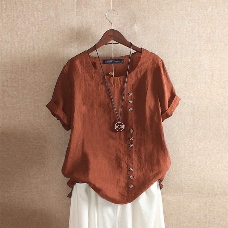 Image of Dominique | Women's Button-Down Casual Blouse