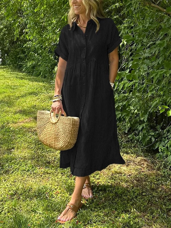 Image of Donna | Women's Button-Down Midi Dress