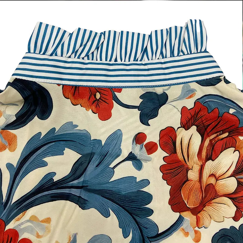 Image of Dorothy | Women's Oversized Long Sleeve Floral Blouse