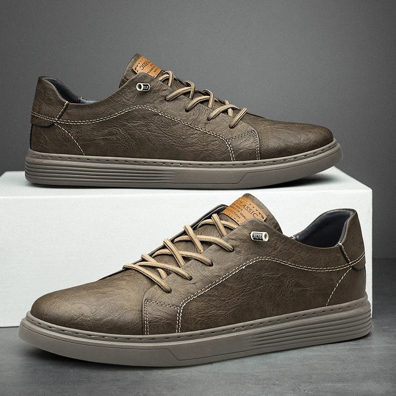 Image of Douglas | Men's Lace-Up Casual Sneakers
