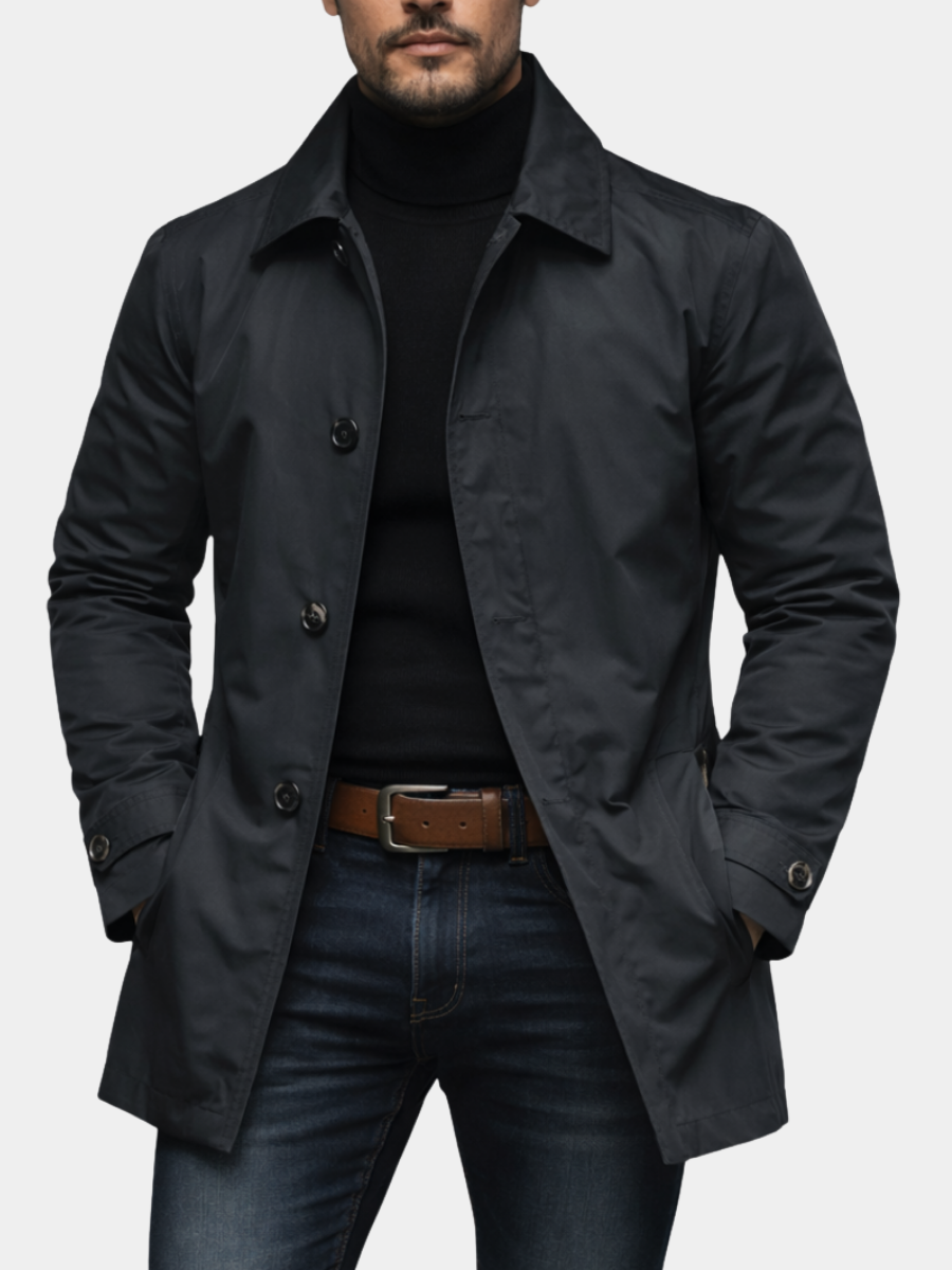 Image of Earl | Men's Mid Length Car Coat