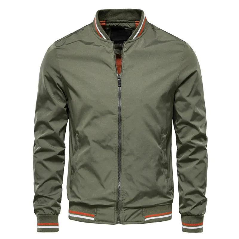 Image of Edward | Men's Zip-Up Bomber Jacket