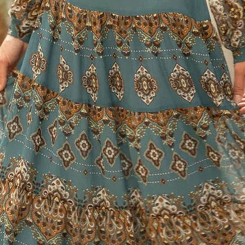 Image of Eileen | Women's V-Neck Maxi Dress