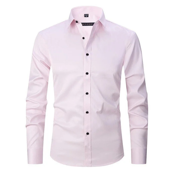 Image of Elijah | Men's Slim-Fit Button-Down Shirt
