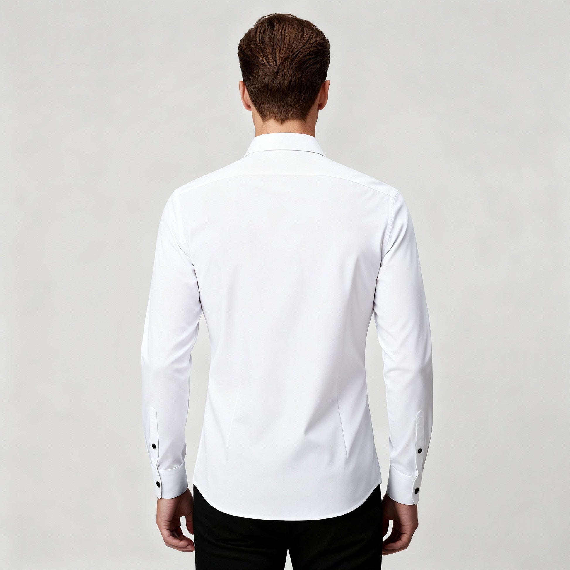 Image of Elijah | Men's Slim-Fit Button-Down Shirt