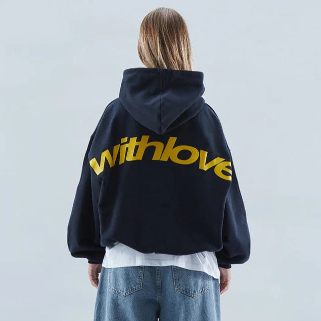 Image of Ellen | Women's Oversized Graphic Pullover Hoodie