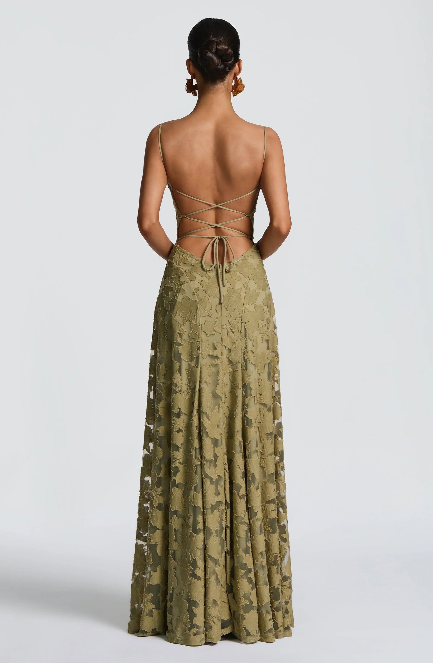 Image of Emily | Women's Floral Spaghetti Strap Maxi Dress
