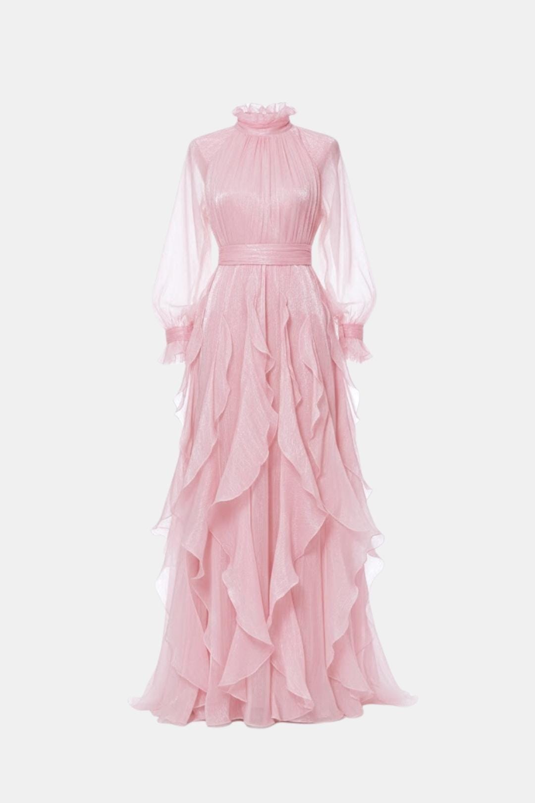 Image of Emma | Women's Ruffle Long Sleeve Maxi Dress