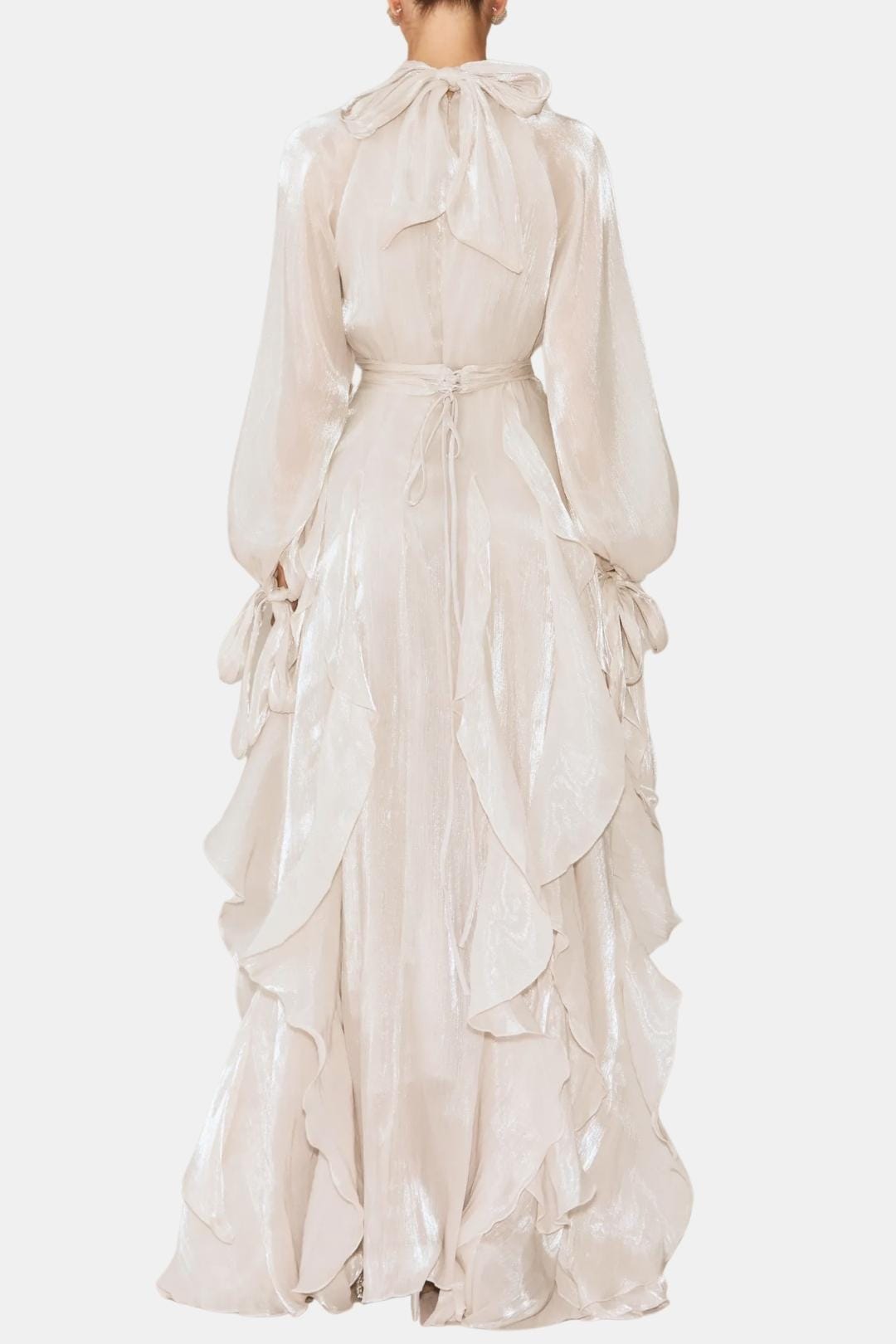 Image of Emma | Women's Ruffle Long Sleeve Maxi Dress