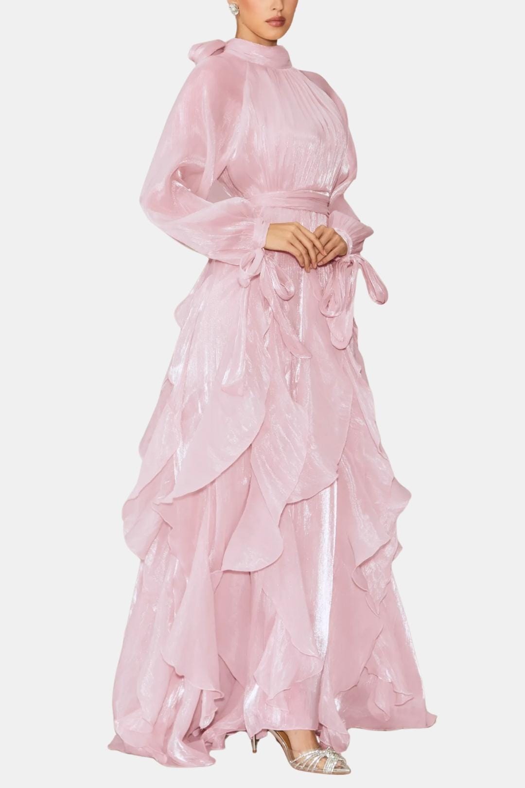 Image of Emma | Women's Ruffle Long Sleeve Maxi Dress