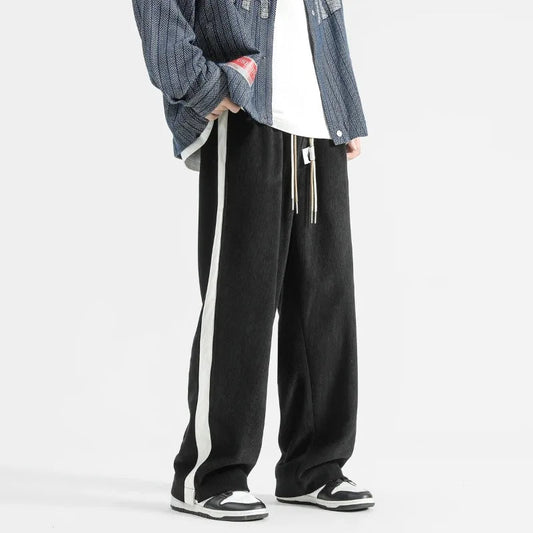 Image of Eric | Unisex Loose-Fit Textured Sweatpants