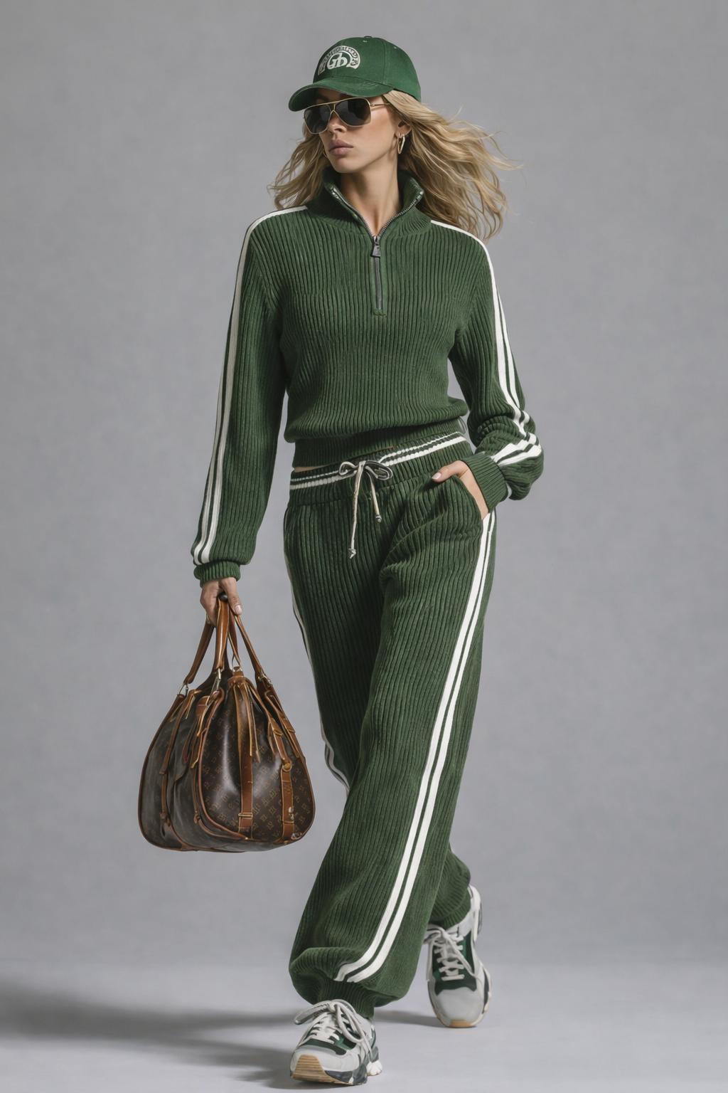 Image of Erin | Women's High-Waisted Sweater Set
