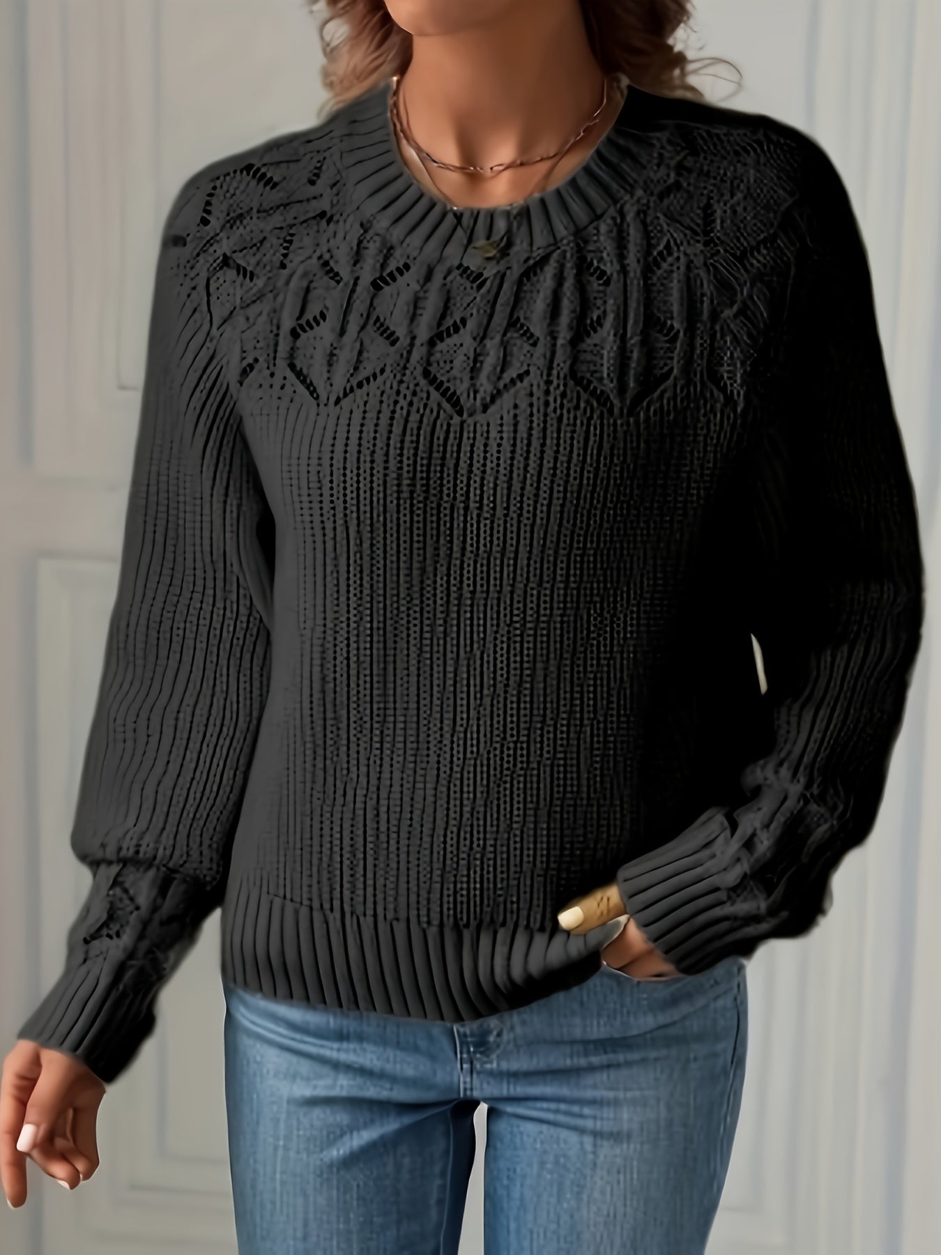 Image of Erin | Women's Long Sleeve Crewneck Sweater