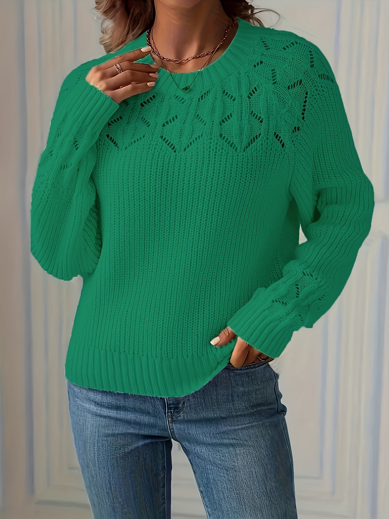 Image of Erin | Women's Long Sleeve Crewneck Sweater