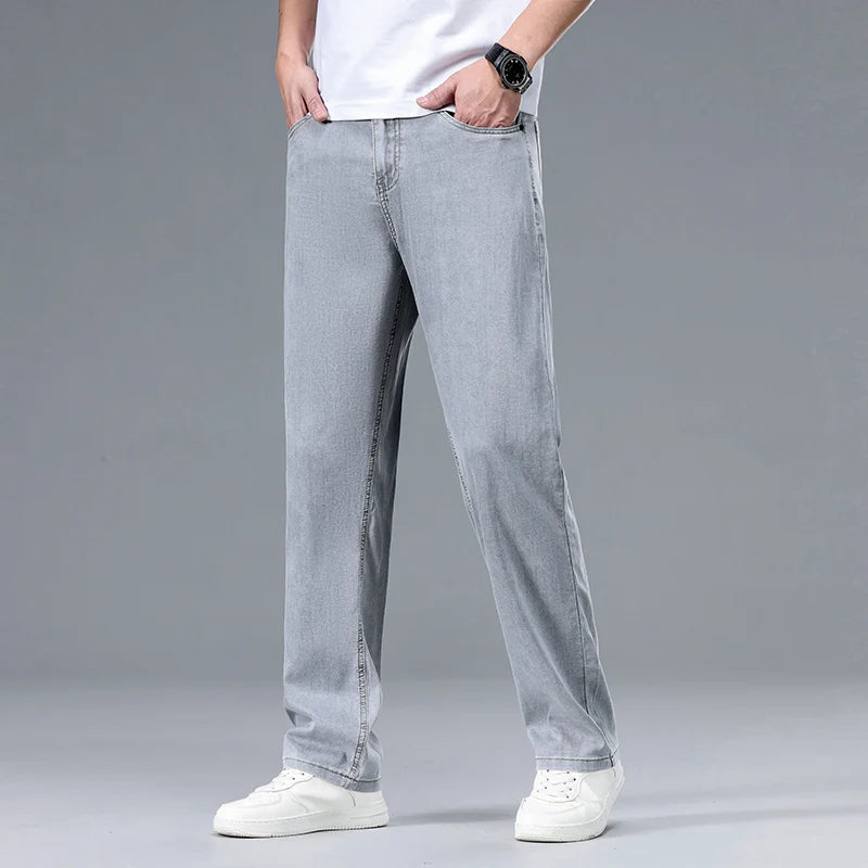 Image of Evan | Men's Relaxed Fit Straight Leg Jeans