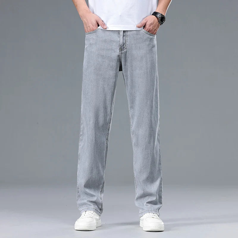Image of Evan | Men's Relaxed Fit Straight Leg Jeans