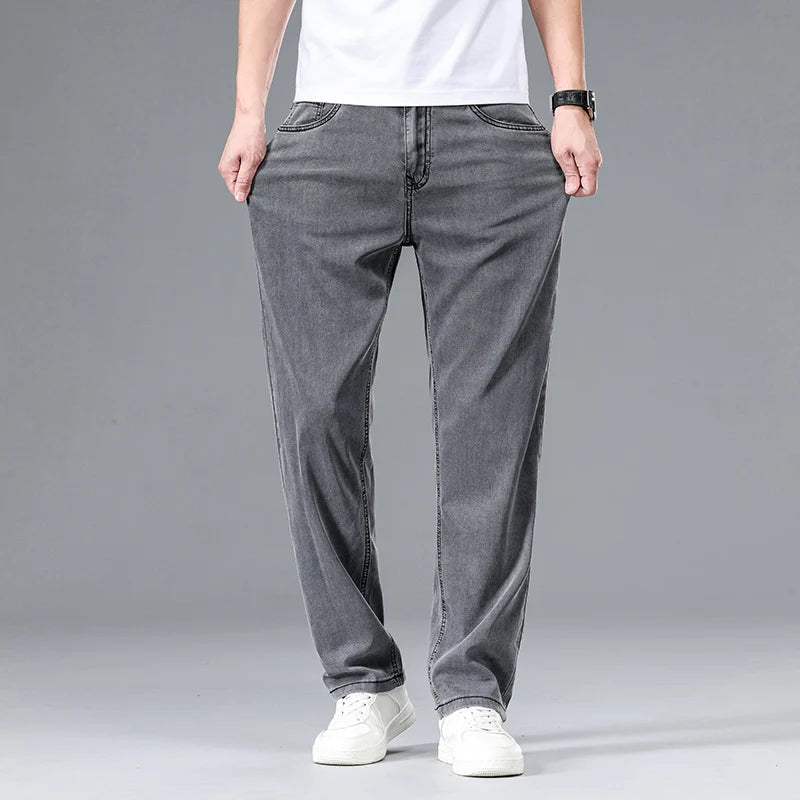 Image of Evan | Men's Relaxed Fit Straight Leg Jeans