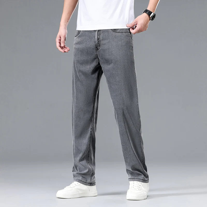 Image of Evan | Men's Relaxed Fit Straight Leg Jeans