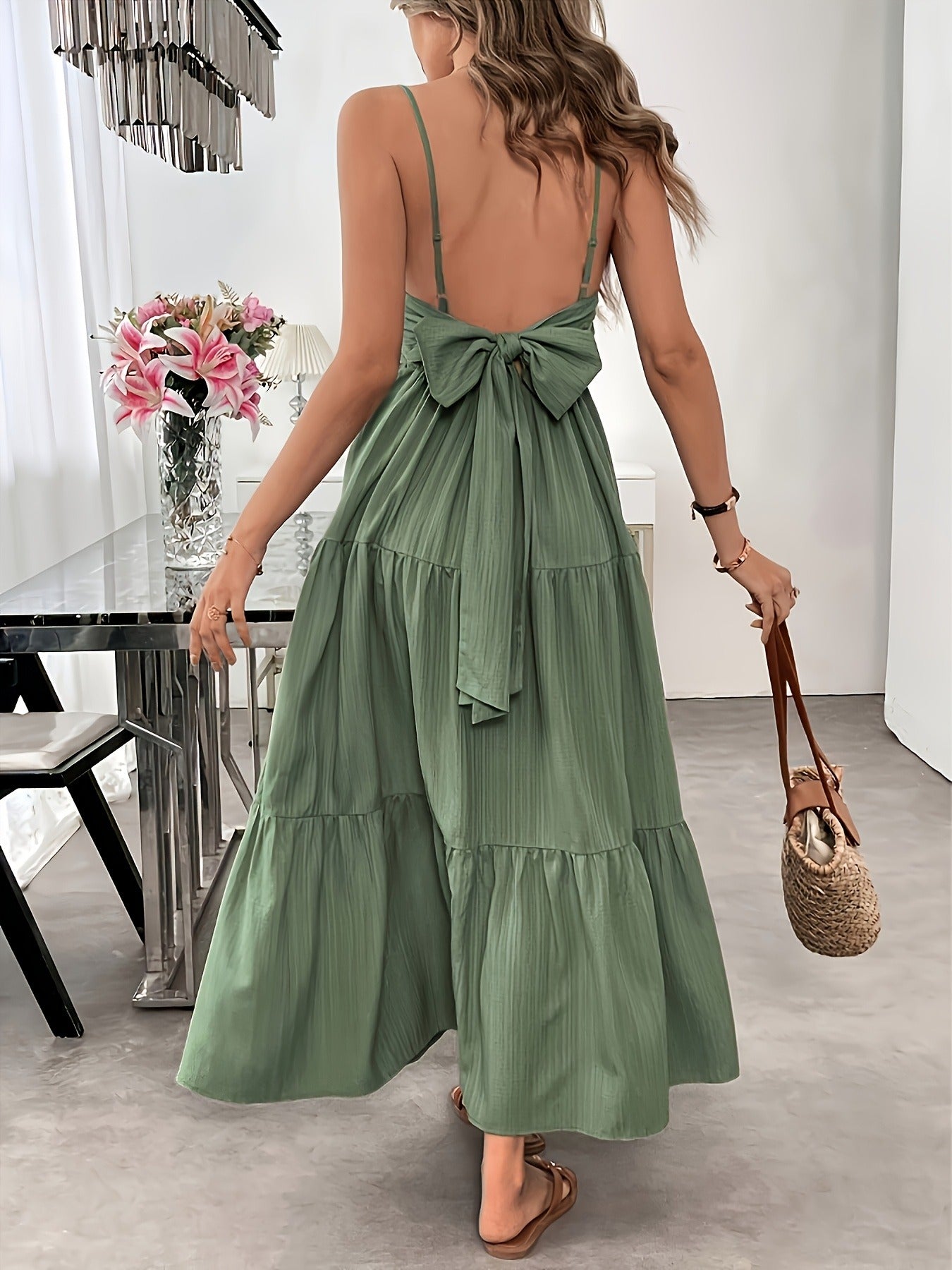 Image of Fiona | Women's Sleeveless A-Line Maxi Dress
